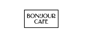 Bon'Jour Cafe logo (dark)
